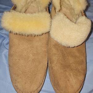 UGG Tan Shearling Ankle Boots